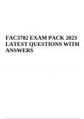 FAC3702 EXAM PACK 2023 LATEST QUESTIONS WITH ANSWERS