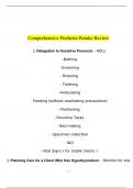 ATI Comprehensive Predictor Retake Review UPDATED 2023 graded A&plus;