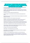 NR 142 Exam 1 QUESTIONS AND ANSWERS VERIFIED BY EXPERTS LATEST VERSION 2023 GUARANTEED 100- SCORE&period;pdf