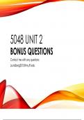 Unit 2 Bonus questions