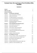 Complete Test Bank Paralegal Today The Legal Team at Work 7th Edition Miller  Questions & Answers with rationales 