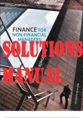 SOLUTIONS MANUAL for Finance for Non-Financial Managers 7th Canadian Edition by Pierre Bergeron. Complete Download. Chapters 1-12.