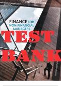 TEST BANK for Finance for Non-Financial Managers 7th Canadian Edition by Pierre Bergeron. Complete Download. Chapters 1-12.