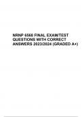 NRNP 6568 FINAL EXAM/TEST QUESTIONS WITH CORRECT AND VERIFIED ANSWERS 2023/2024 (GRADED A+)