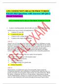 ATI COMMUNITY HEALTH PROCTORED EXAM 2023 Questions with Answers (60 Q&A) (Detail Solutions).