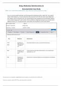 NRSG 34131-CASE STUDY GUIDE EXAM 4 - Sleep, Medication and Documentation Case Study
