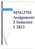 MNG3701 Assignment 2 Semester 1 2023