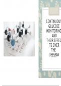 NRS 410V Topic 5 Assignment; Continuous Glucose Monitoring and their Effects Over the Lifespan