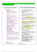 NURS 328&colon; Pediatric Nursing Exam 1 Study Guide with elaborated overview to help you pass exam-2023