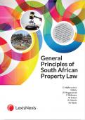 General Principles of South African  Property Law