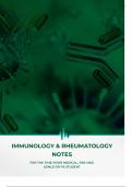 Immunology and Rheumatology Unraveled: Comprehensive Study Notes for Future Medical Professionals