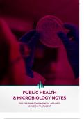 Comprehensive Public Health & Microbiology Study Notes: A Guide to Infectious Diseases and Health Concepts