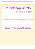 Lesson : Chemical Bonding (Class 11) (NEET-UG Aspirants)