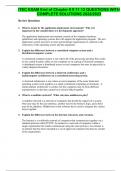 ITEC EXAM End of Chapter 8 9 11 12 QUESTIONS WITH COMPLETE SOLUTIONS 2022&sol;2023