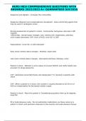 NURS HESI C0MPREHENSIVE QUESTIONS WITH ANSWERS 2022&sol;2023 A&plus; GUARANTEED SUCCESS
