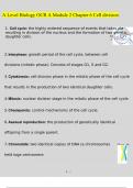 A Level Biology OCR A Module 2 Chapter 6 Cell division