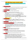 NR 599 final exam study guide &period;