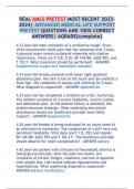 REAL AMLS PRETEST MOST RECENT 2023- 2024&vert; ADVANCED MEDICAL LIFE SUPPORT  PRETEST QUESTIONS AND 100&percnt; CORRECT  ANSWERS&vert; AGRADE&lbrace;complete&rcub;