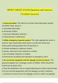 RPSGT MOCK EXAM 2023 Questions and Answers &lpar;100&percnt; Verified Answers by Expert&rpar;