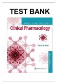 Test Bank For Introductory Clinical Pharmacology 11th Edition By Susan Ford All Chapter &vert; Complete Guide Newest Version 2023