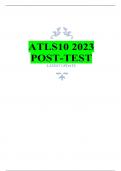 ATLS10 2023 POST-TEST
