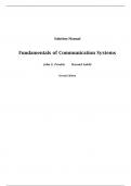 Fundamentals of Communication Systems 2e John Proakis, Masoud Salehi (Solution Manual)