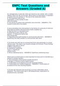 ENPC Test Questions and Answers &lpar;Graded A&rpar;