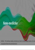 Various type of nanotechnology used in nanomedicines, introduction of disease 
