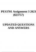 PES3701 Assignment 3 2023 &lpar;823757&rpar;