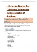 Summary -  unit 2 practical scientific procedures and...