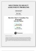 Byrd & Chen's Canadian Tax Principles, 2023-2024 (All Volumes) Gary Donell, Clarence Byrd, Ida Chen (Solution Manual)