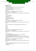 NEW BIO TEXT BANK EXAM CH 6 GENOMES QUESTIONS WITH ANSWERS A&plus; 2023 GUARANTEED SUCCESS
