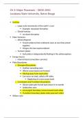 GEOG 2051 (Namikas) Ch. 3 Major Processes Lecture Notes - Louisiana State University (LSU), Baton Rouge