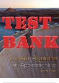 TEST BANK for Linear Algebra with Applications 2nd Edition by Jeffrey Holt 