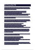 Med-Surg Hesi PN Questions & Answers 2023&lpar;A&plus;GRADED 100&percnt;VERIFIED&rpar;