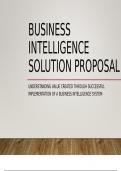 Understanding Value created through Successful Implementation of a Business Intelligence System