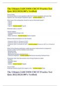 The Ultimate IAHCSMM CRCST Practice Test Quiz 2022&sol;2023&lpar;100&percnt; Verified&rpar;