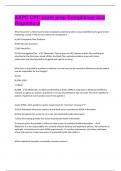 AAPC CPC exam prep Compliance and Regulatory&vert; Questions with 100&percnt; correct Answers &vert; verified