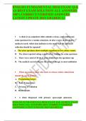 RNSG101 FUNDAMENTAL HESI EXAM  Q & AS BEST EXAM SOLUTION ALL ANSWERS 100&percnt; CORRECT&sol;VERIFIED ANSWERS LATEST UPDATE 2022 GRADED A&plus;
