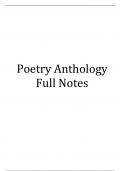 AQA GCSE English Literature Power & Conflict Poetry Anthology Notes (Quotes, Analysis and Context for all P&C Poems)