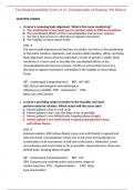 Test Bank Immobility Potter et al&period;&colon; Fundamentals of Nursing&comma; 9th Edition&comma;100&percnt; CORRECT