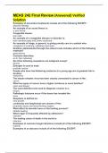 MEAS 242 Final Review &lpar;Answered&rpar; Verified Solution
