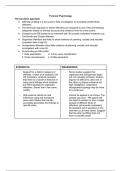 AQA A-Level Psychology Forensics Notes