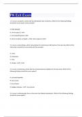 PN Exit Exam &vert; Questions with 100&percnt; Correct Answers &vert; Verified