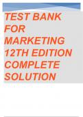  Test Bank for MKTG 12th Charles  W&period; lamb