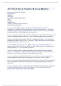 ATI Med-Surg Proctored Exam Review Latest Updates
