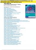 Test Bank for Understanding Pathophysiology 6th Edition By&colon; Sue E&period; Huether&semi; Kathryn L&period; McCance Chapter 1-42
