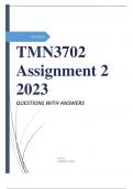 TMN3702 Assignment 2 2023