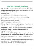 SERE 100&period;2 LEVEL A COCT FOR MILITARY-PRE-TEST 2023 QUESTIONS WITH CORRECT ANSWERS