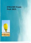 ENG1501 Exam Pack 2023.